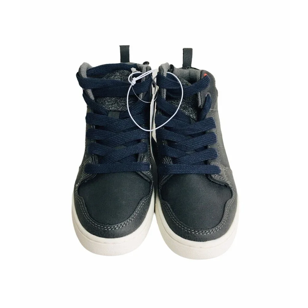 Art Class Boys Shoes Size 13 Gray Kids Booties Kellen High Top Lace Up Sneakers